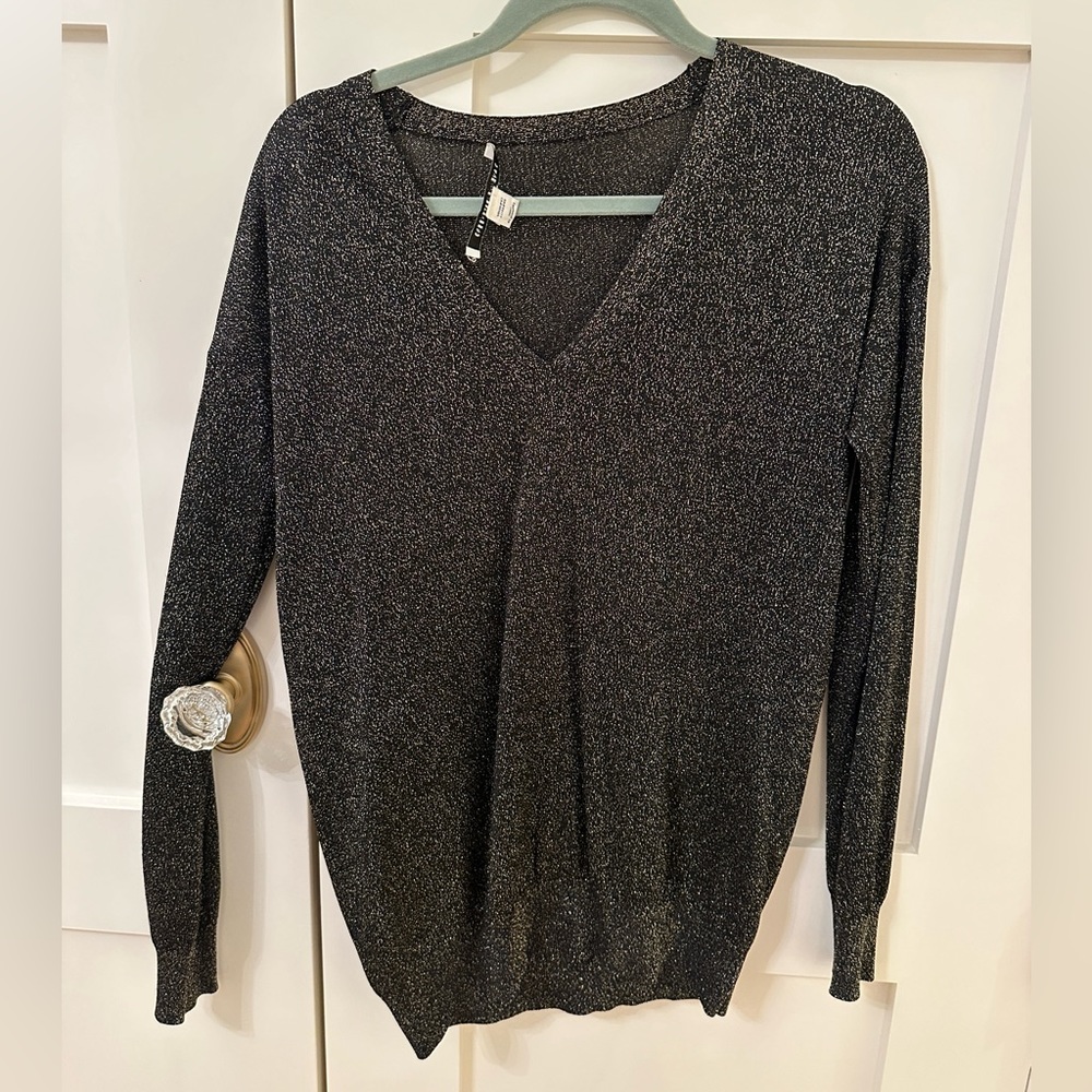 Black and Silver DVF sweater